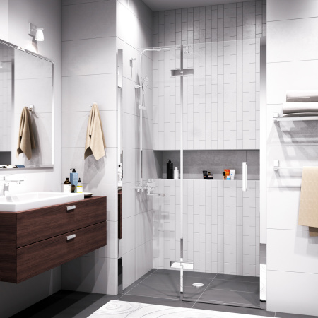 Душевая дверь (120х200) WasserKRAFT Aller 10H05-SPL